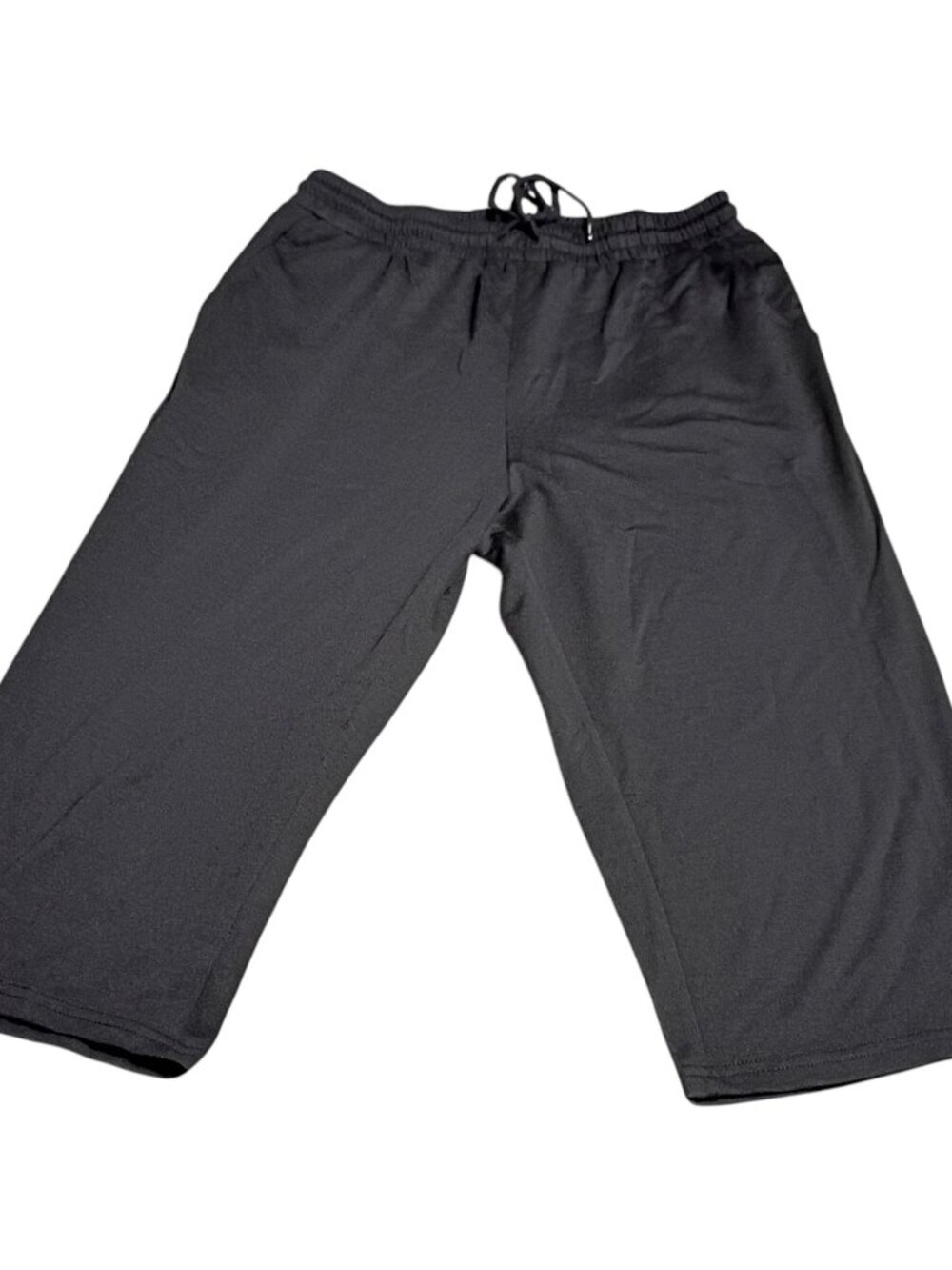 Unbranded Black Wide-Leg Capri Lounge Pants - Women's Size XL